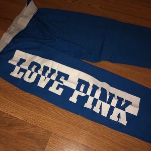 PINK Victoria’s Secret Blue Joggers/Sweatpants